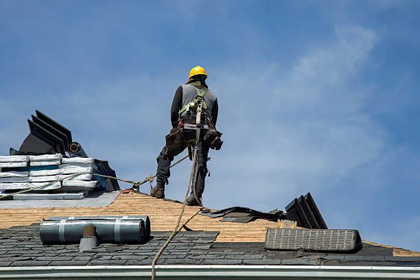 Professional Roof Installation technician working in Rutherford, PA